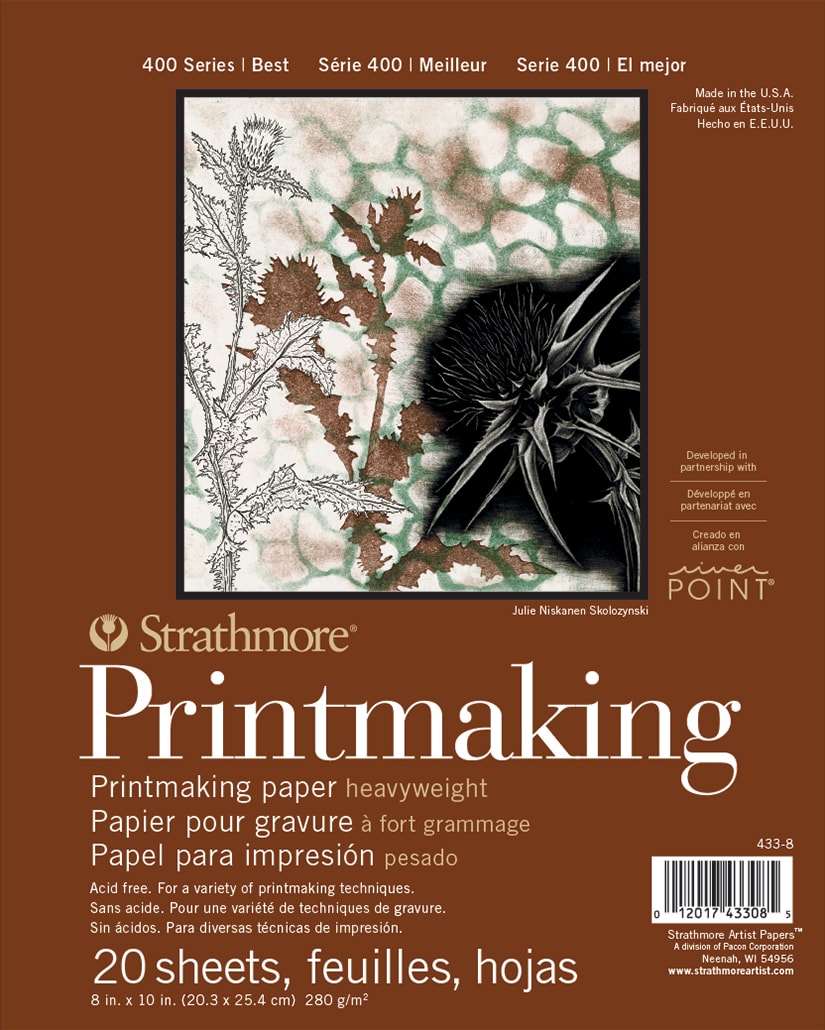 PRINTMAKING 400 HEAVY WEIGHT PAD 8X10 15 SHEETS