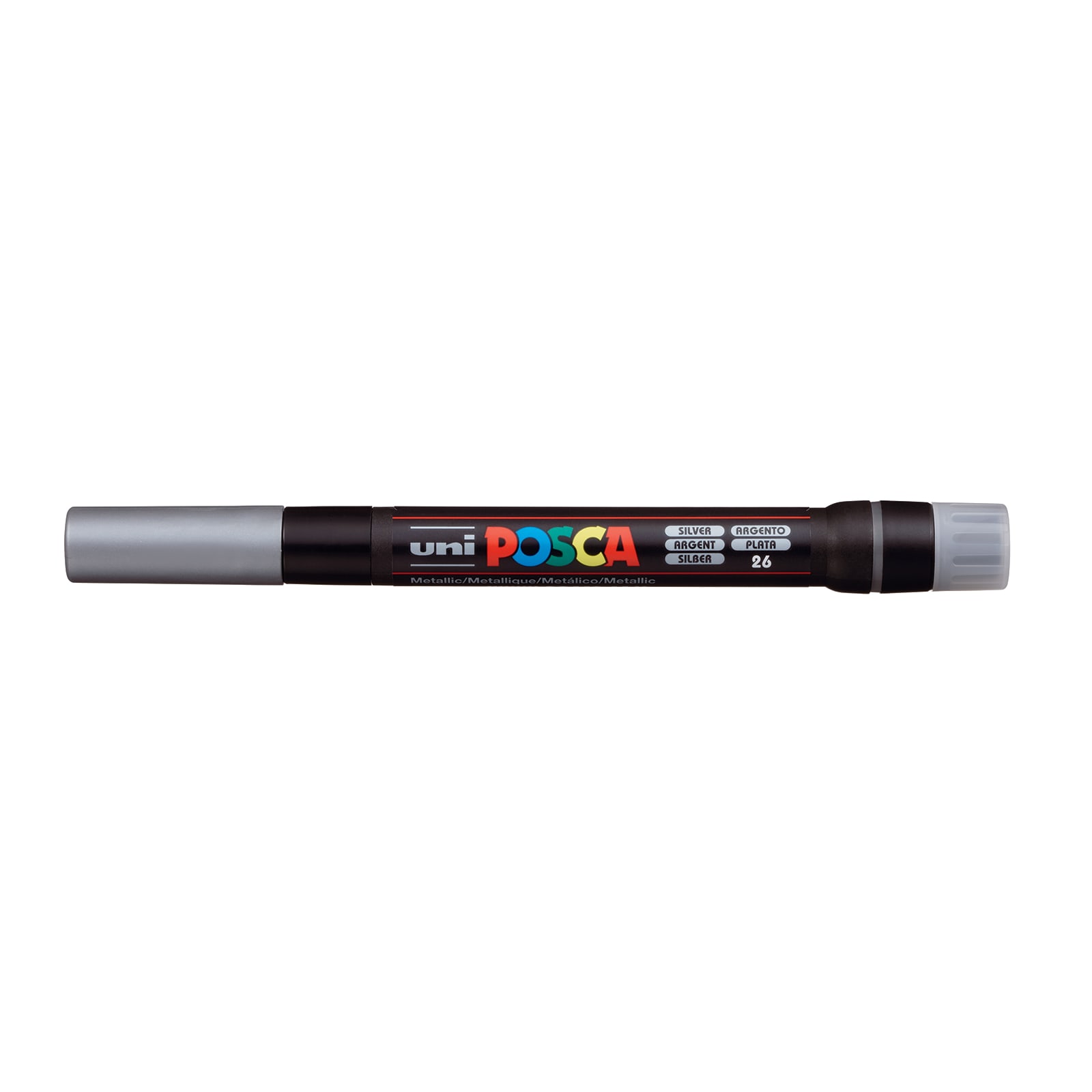 Posca Paint Marker PCF-350 Brush Silver