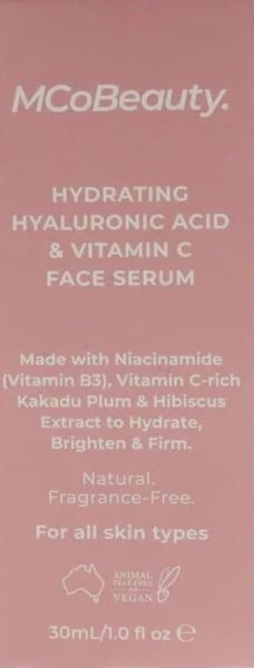 SERUM HYDR HYAL ACID & VIT C
