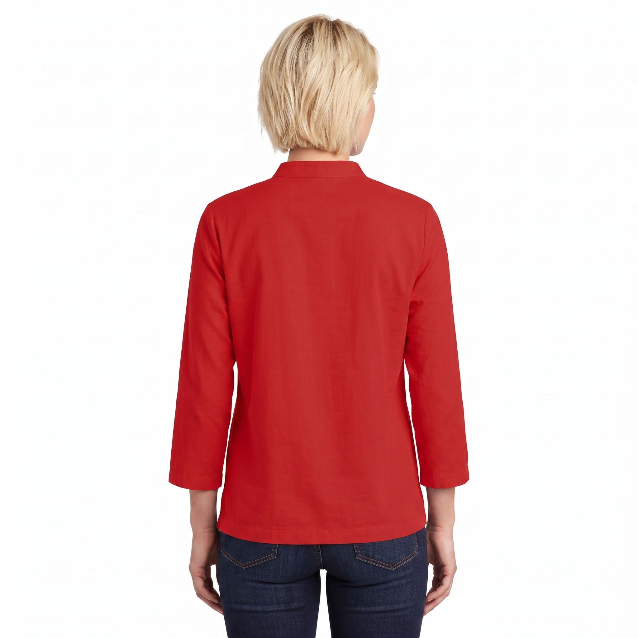 W LA JOLLA TUNIC W/RED/SM/.