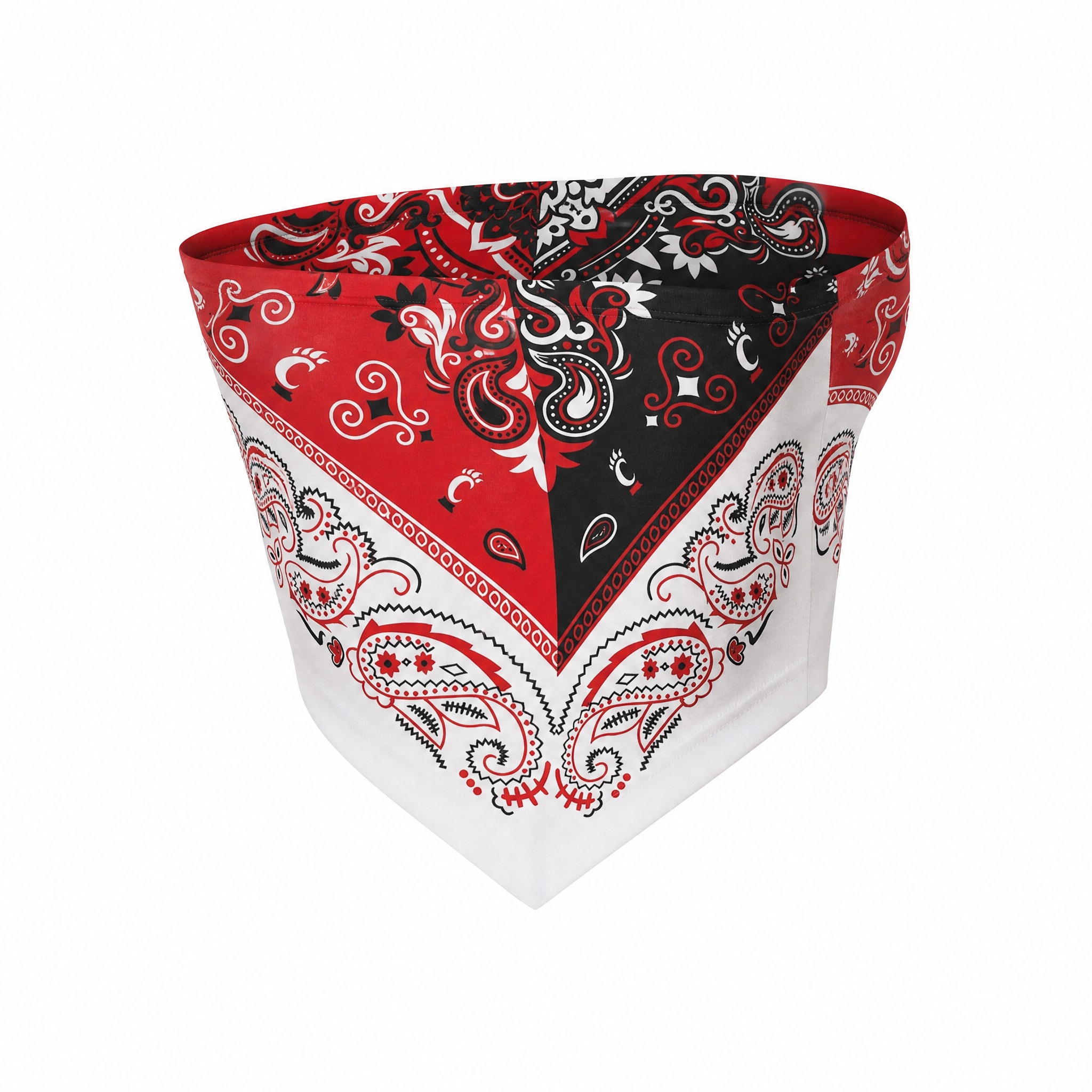 University of Cincinnati Women's Paisley Tie Back Top