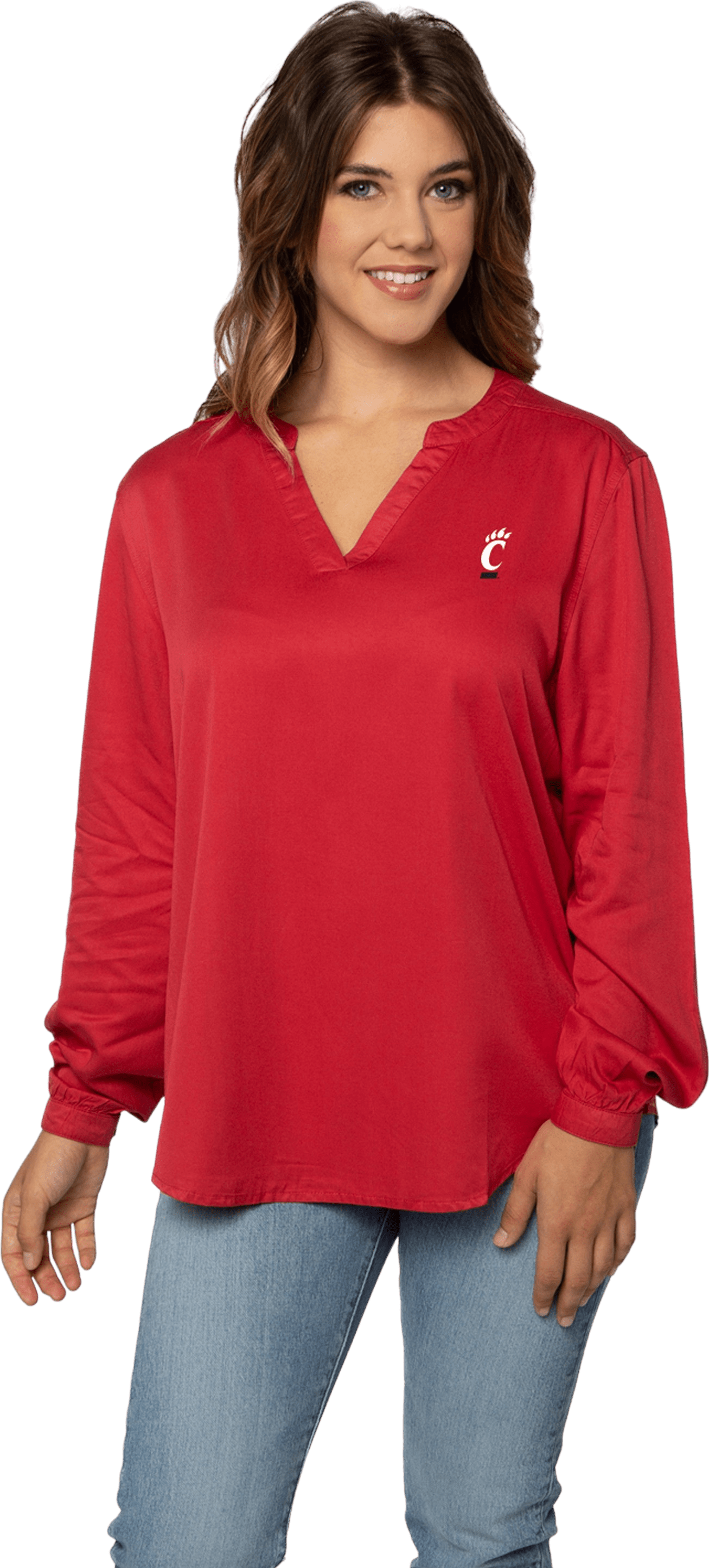 University of Cincinnati Women's Bearcats Split Neck Tunic