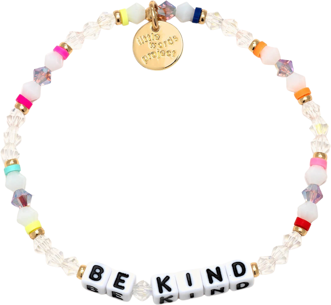 WHITE BE KIND RADIATE