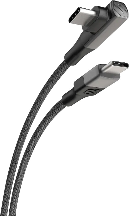Scosche StrikeLine RA Premium Charge and Sync Cable, 6ft, Black
