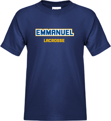 Emmanuel Youth T Shirt Lacrosse - ONLINE ONLY