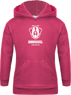 Emmanuel Youth Fleece Hoodie Primary Logo - ONLINE ONLY