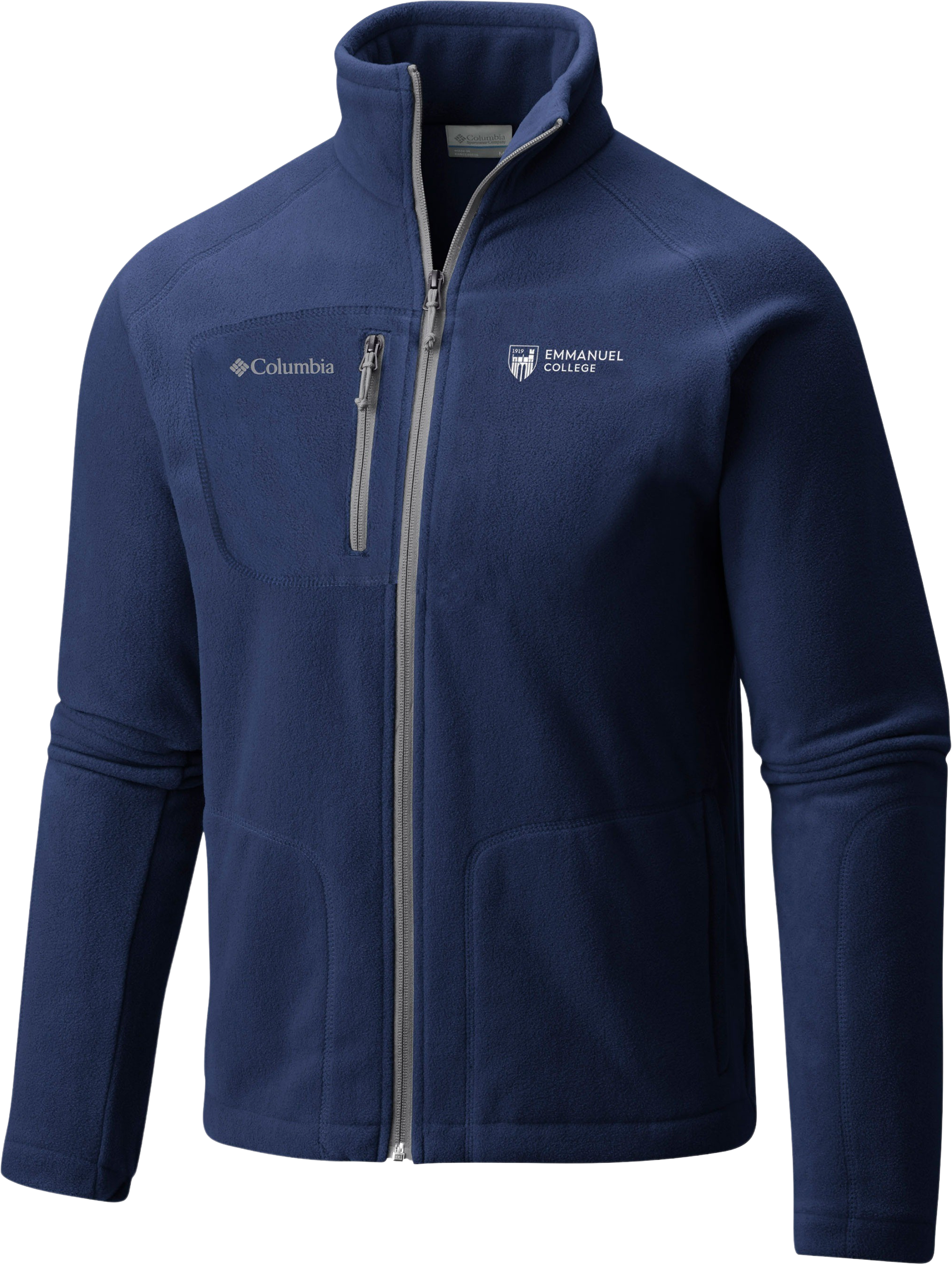 Emmanuel College Fleece Full-Zip Top