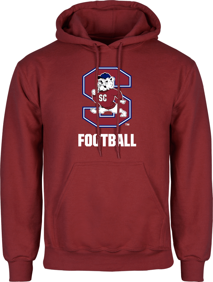 South Carolina State Fleece Hoodie Football - ONLINE ONLY