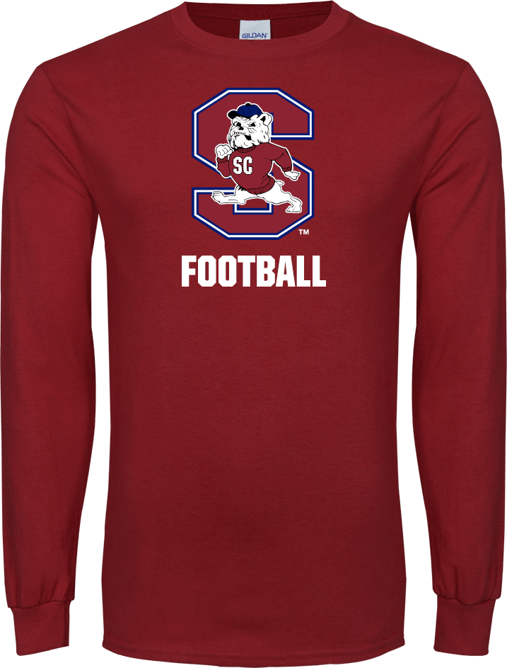 South Carolina State Long Sleeve T Shirt Football - ONLINE ONLY