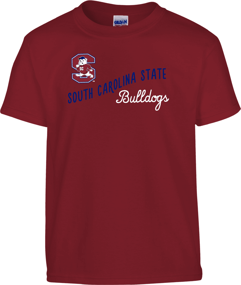 South Carolina State Youth T Shirt South Carolina State Buldogs Script - ONLINE ONLY