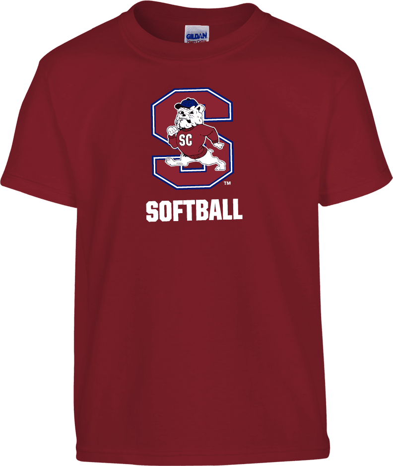 South Carolina State Youth T Shirt Softball - ONLINE ONLY