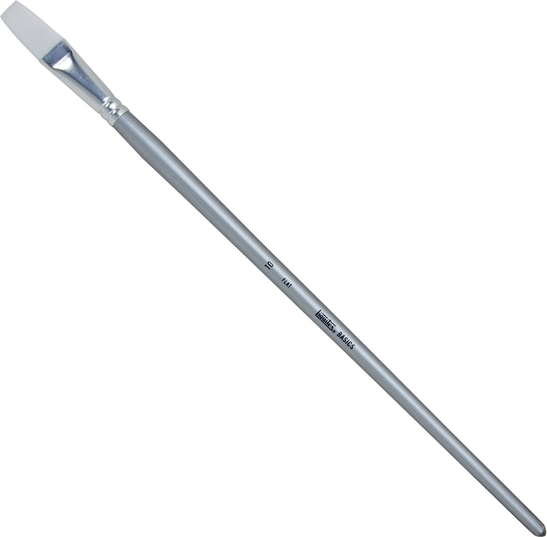 BASICS BRUSH FLAT #10 LONG HANDLE