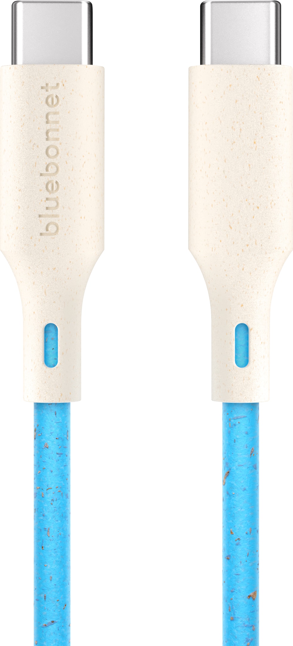Bluebonnet Goods Quick Charge USB Cable, 4Ft, Blue