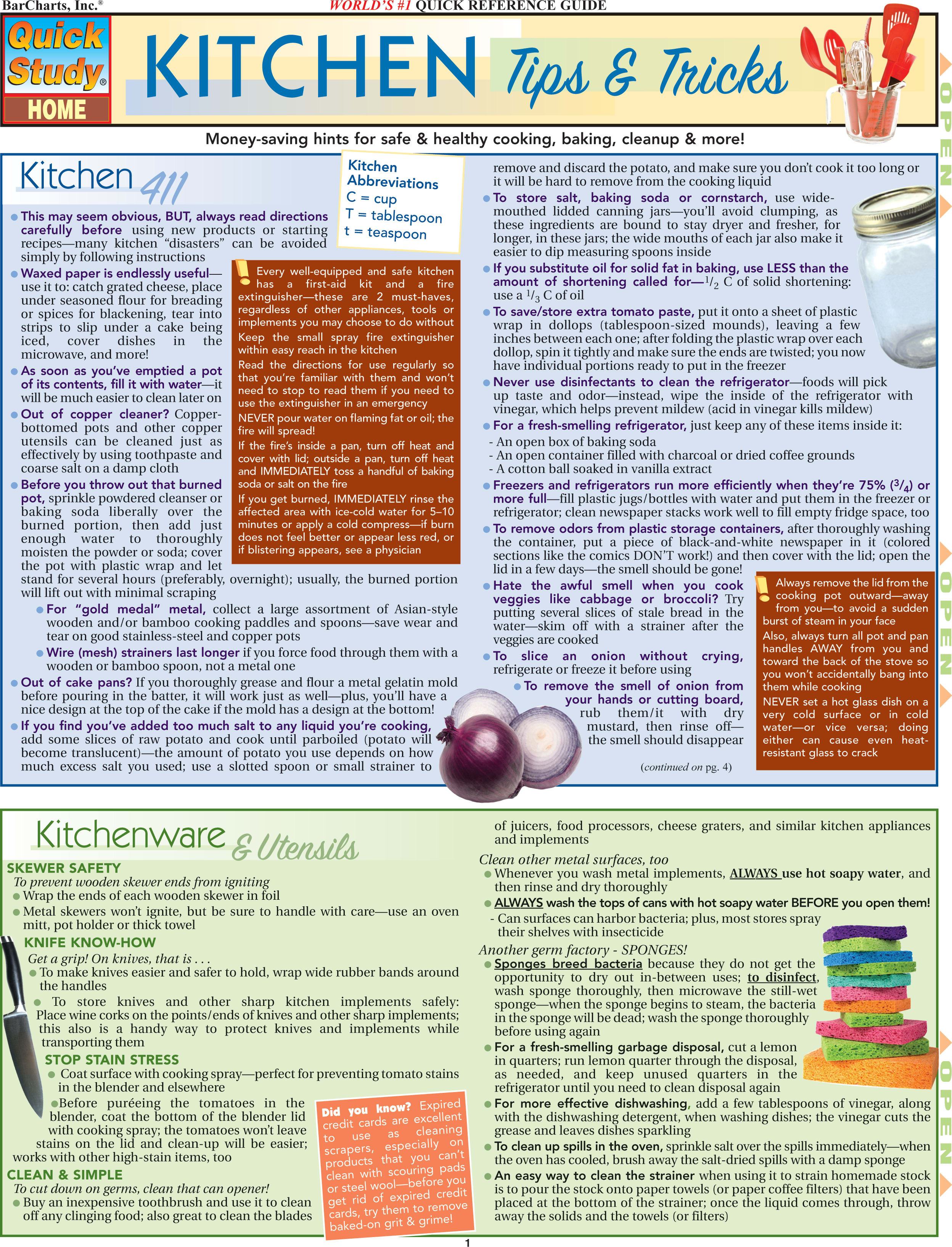 KITCHEN TIPS & TRICKS