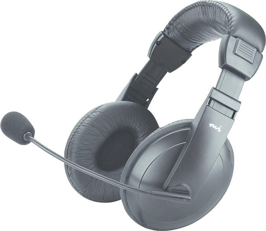 Micro Innovations Premiere Stereo Headset - Black BP - ONLINE ONLY