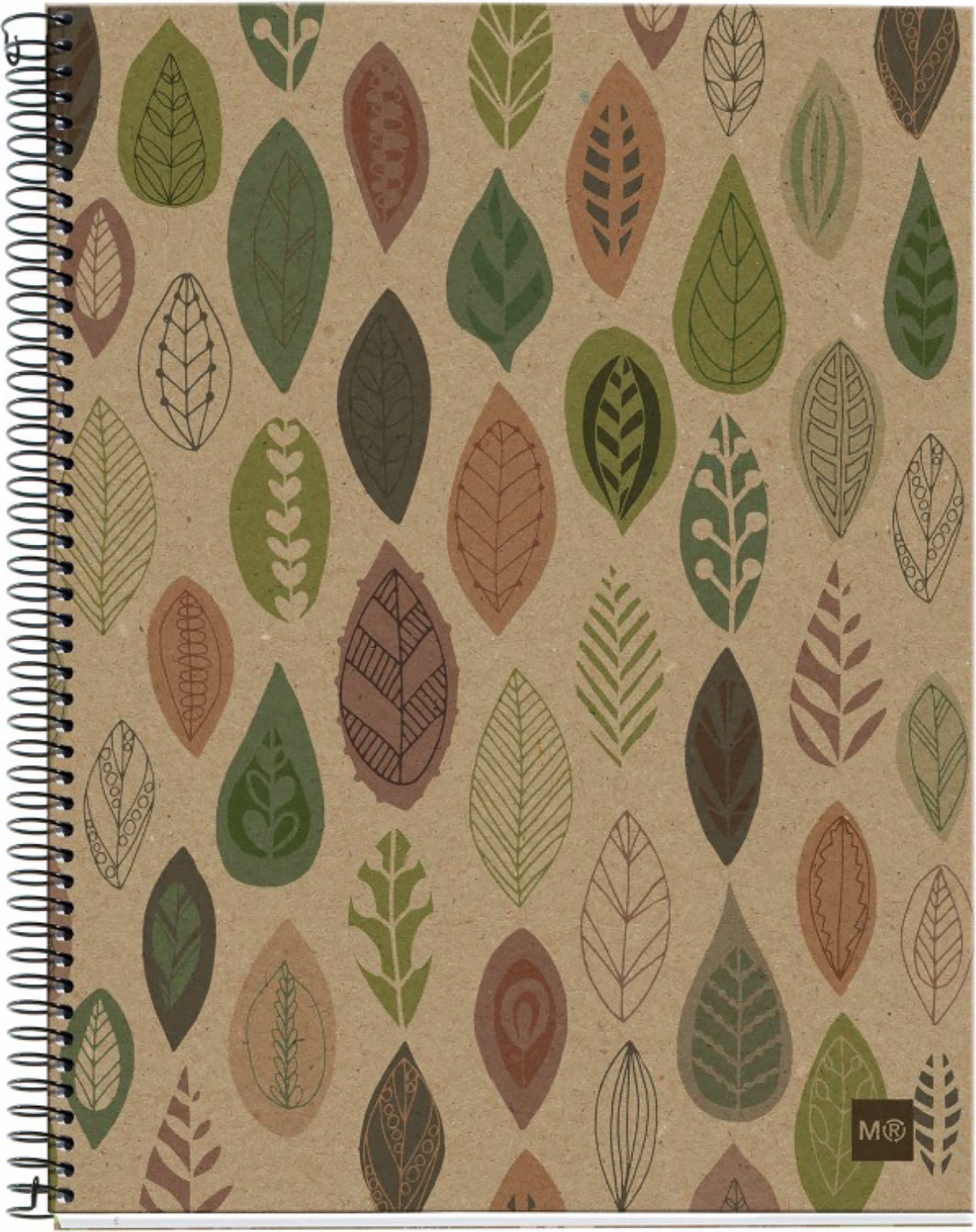 NTBK RECYL 4SUB ECOLEAVES LG