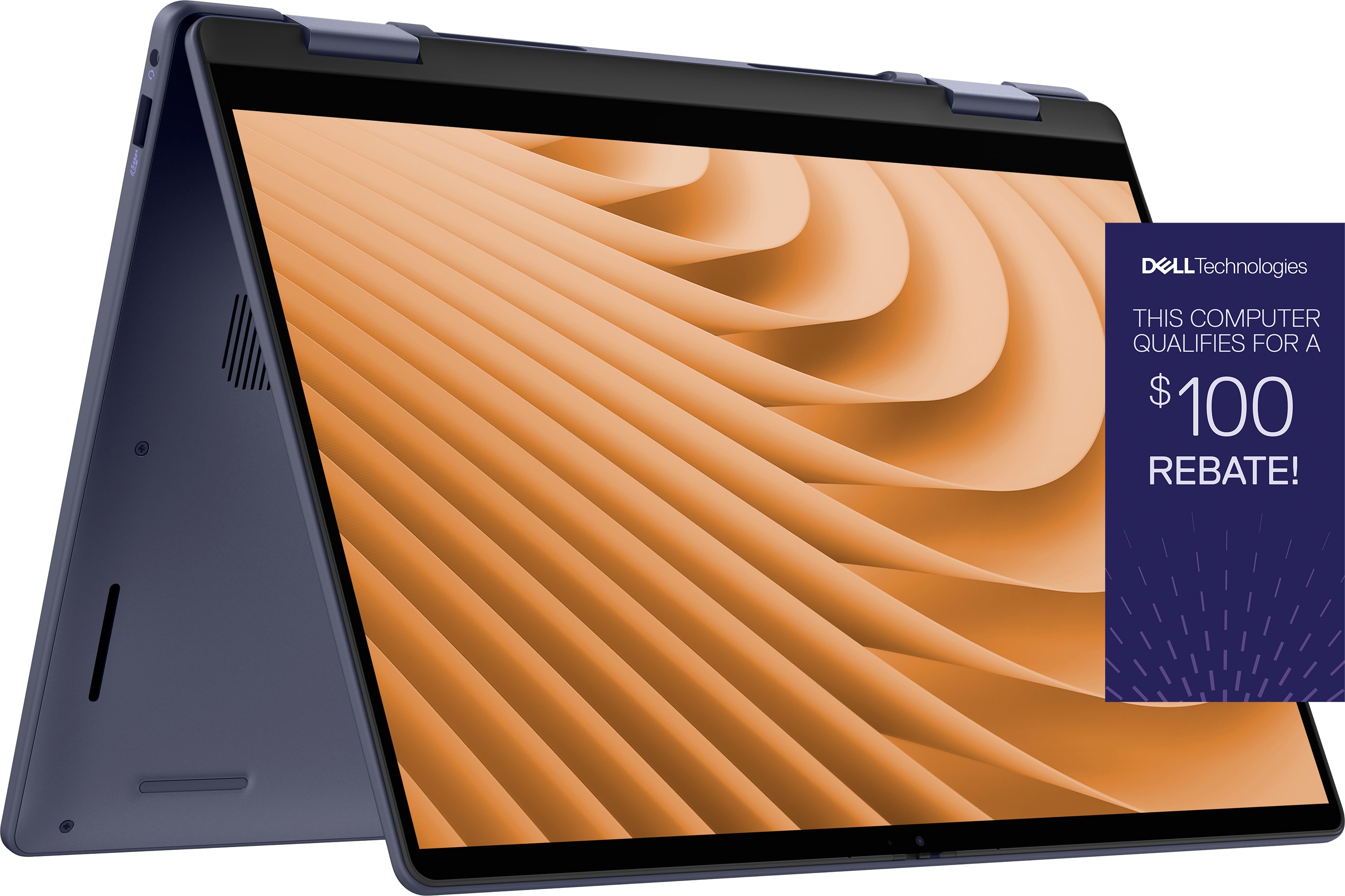 Dell 14 Plus 2-in-1 Touch Ryz5-340/16/512GB, Midnight Blue - ONLINE ONLY