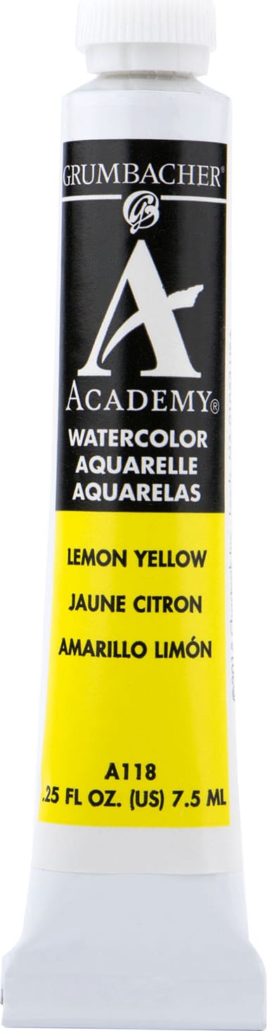 ACADEMY WATERCOLOR LEMON YELLOW 7.5ML