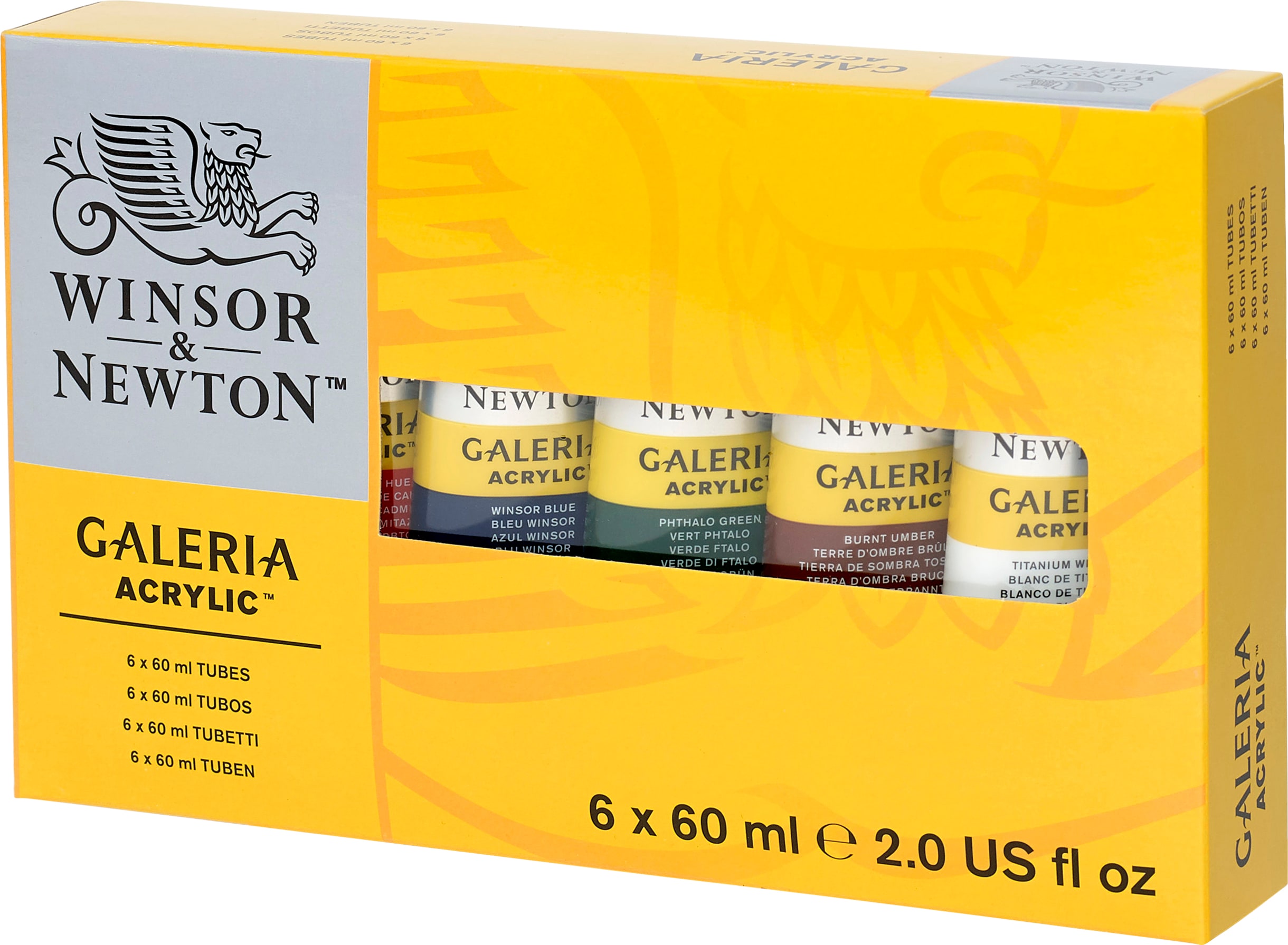 GALERIA ACRYLIC SET 60 ML 6 TUBES