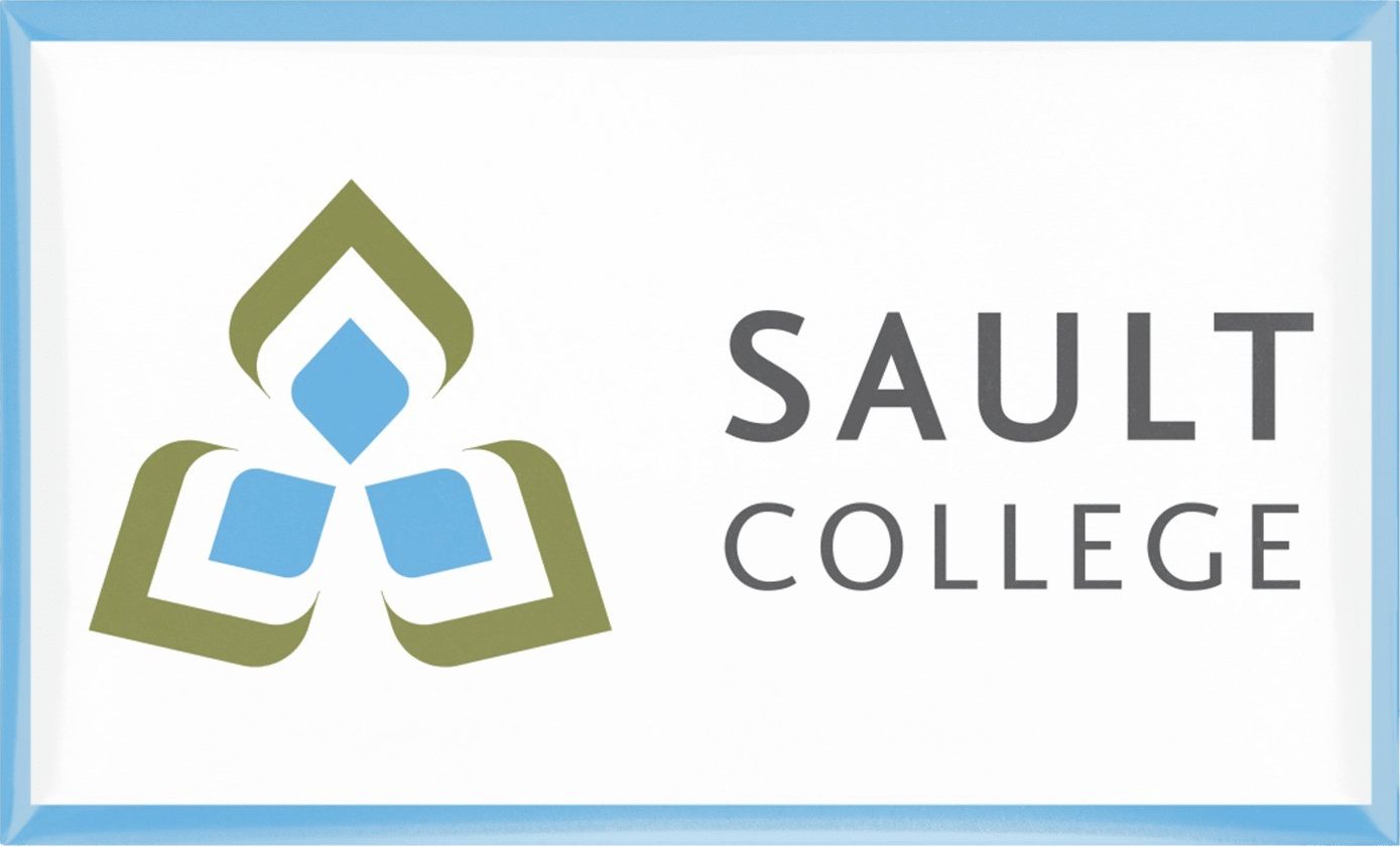 Sault College of Applied Arts & Technology 3 x 5 Dome Magnet