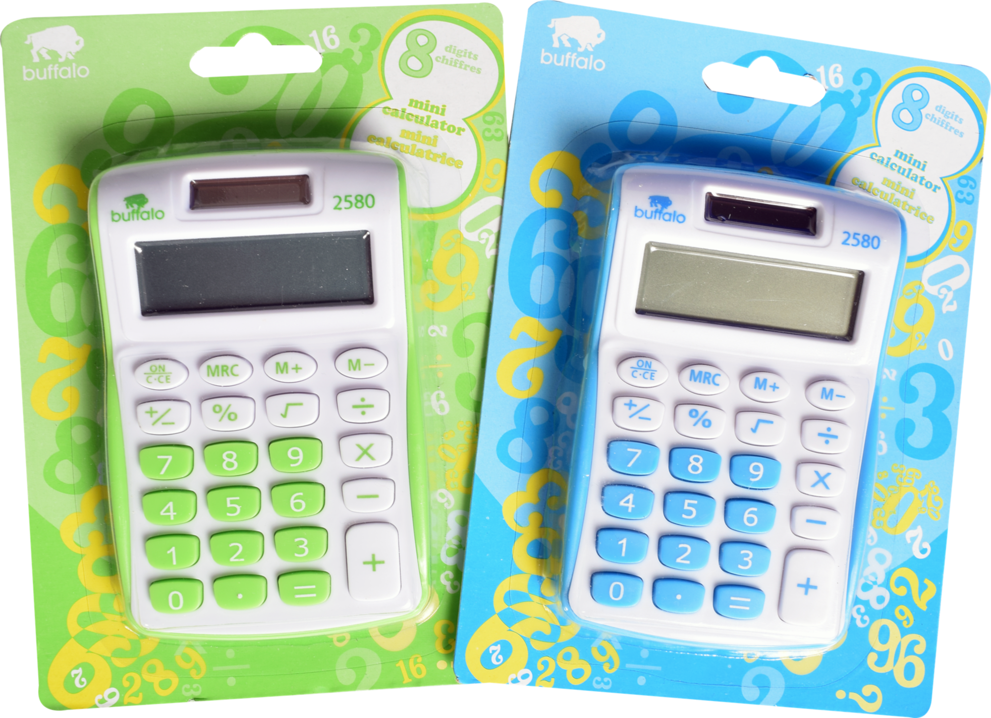 CALC 8DIGIT BATTERY PWR 4ASRT