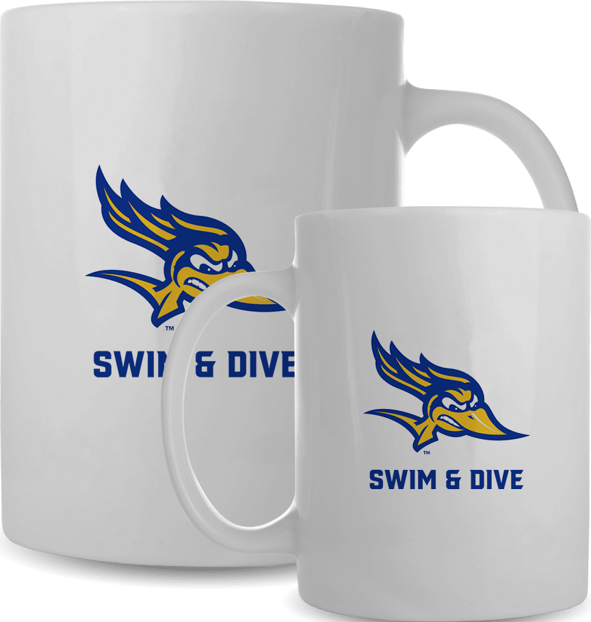 Cal State Bakersfield Full Color Mug 15oz Swim and Dive - ONLINE ONLY