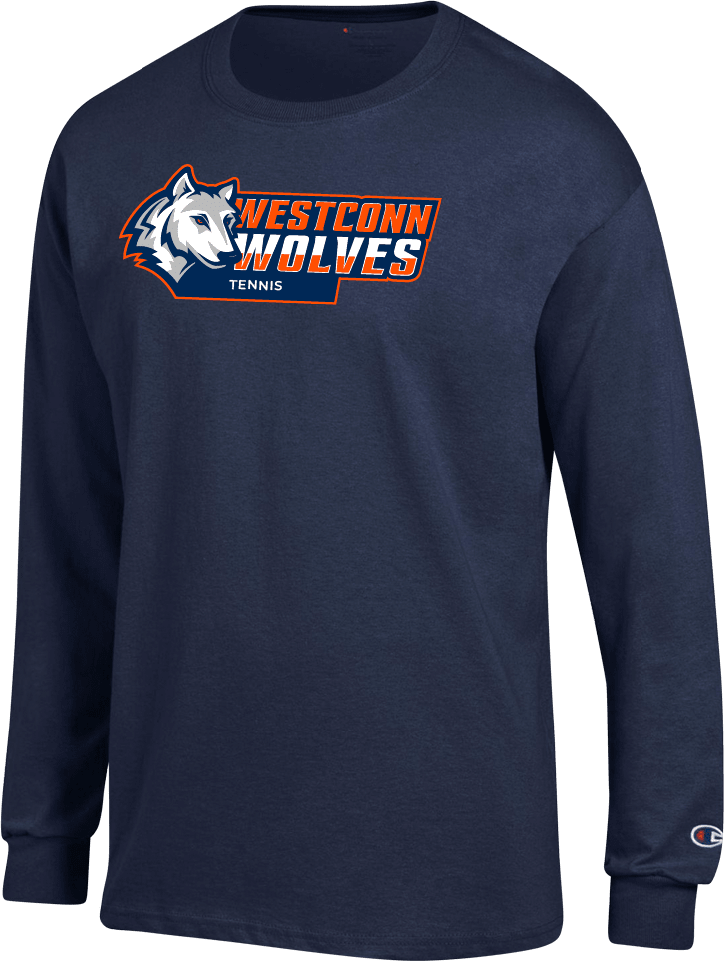 Western Connecticut Champion Long Sleeve T Shirt WestConn Wolves - Tennis - ONLINE ONLY