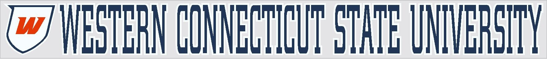 Western Connecticut State University Strip Decal