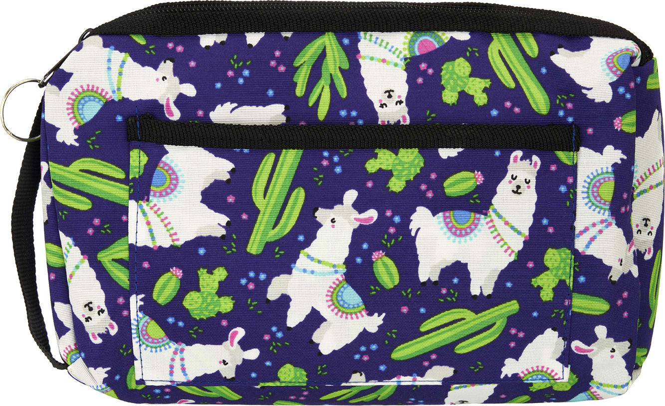COMPACT CARRY CASE-LLAMAS PURPLE
