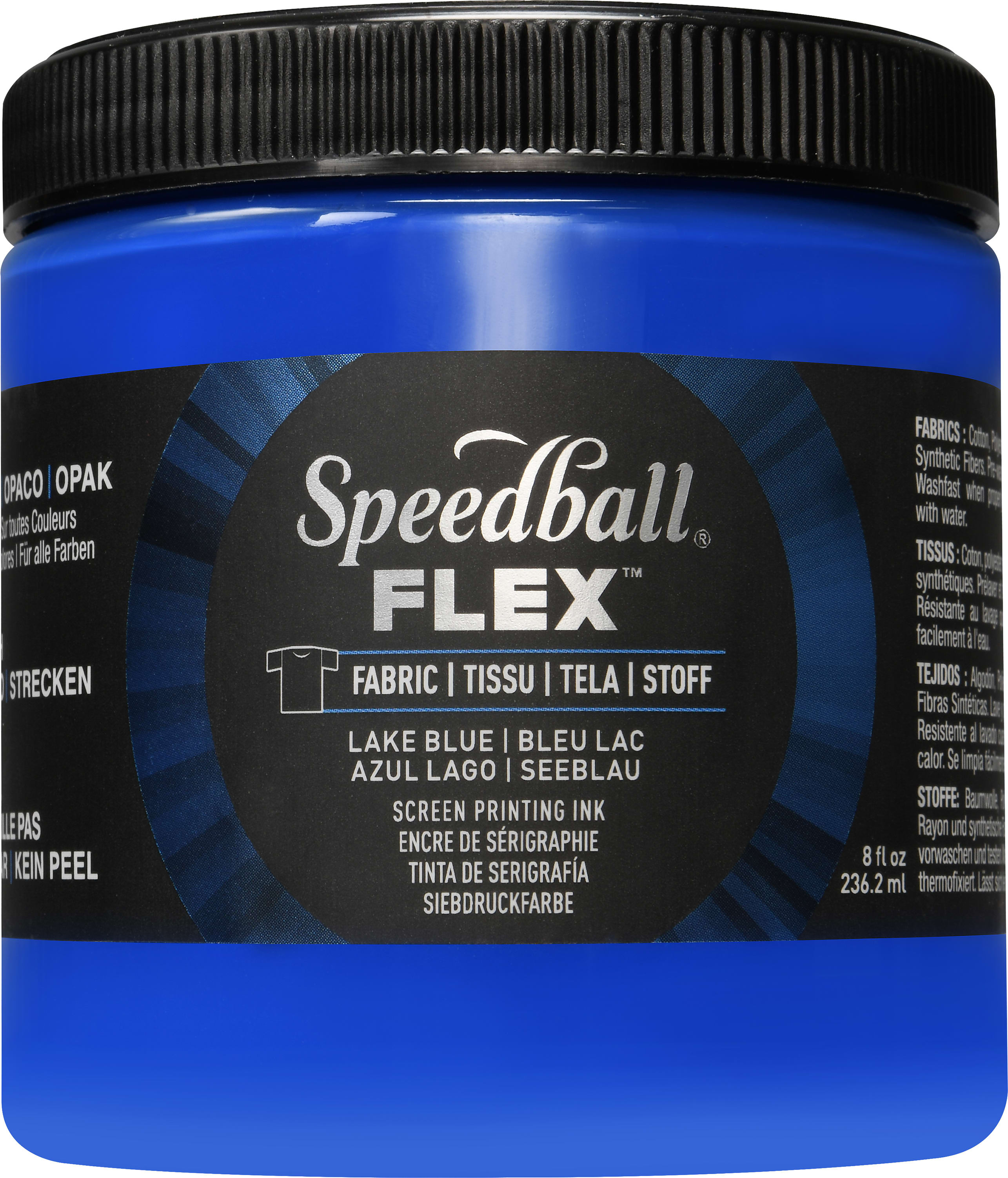Flex Screen Printing Ink Fabric 8OZ Lake Blue