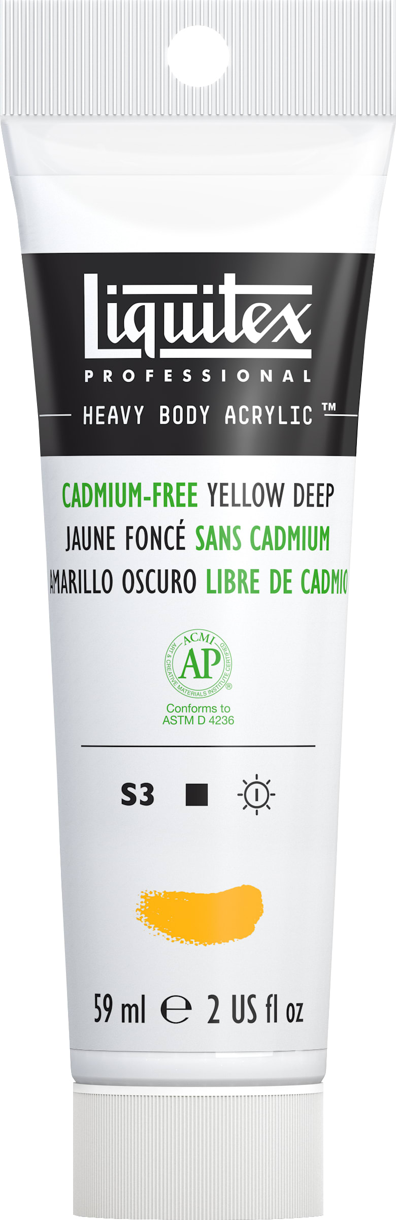 HB ACRY CAD FREE 59ML YLW DEEP