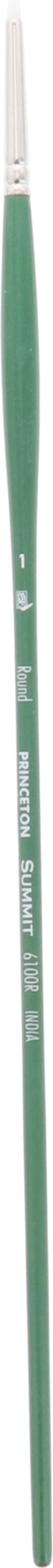 SUMMIT WHITE SYNTHETIC BRISTLE ROUND 1 LONG HANDLE