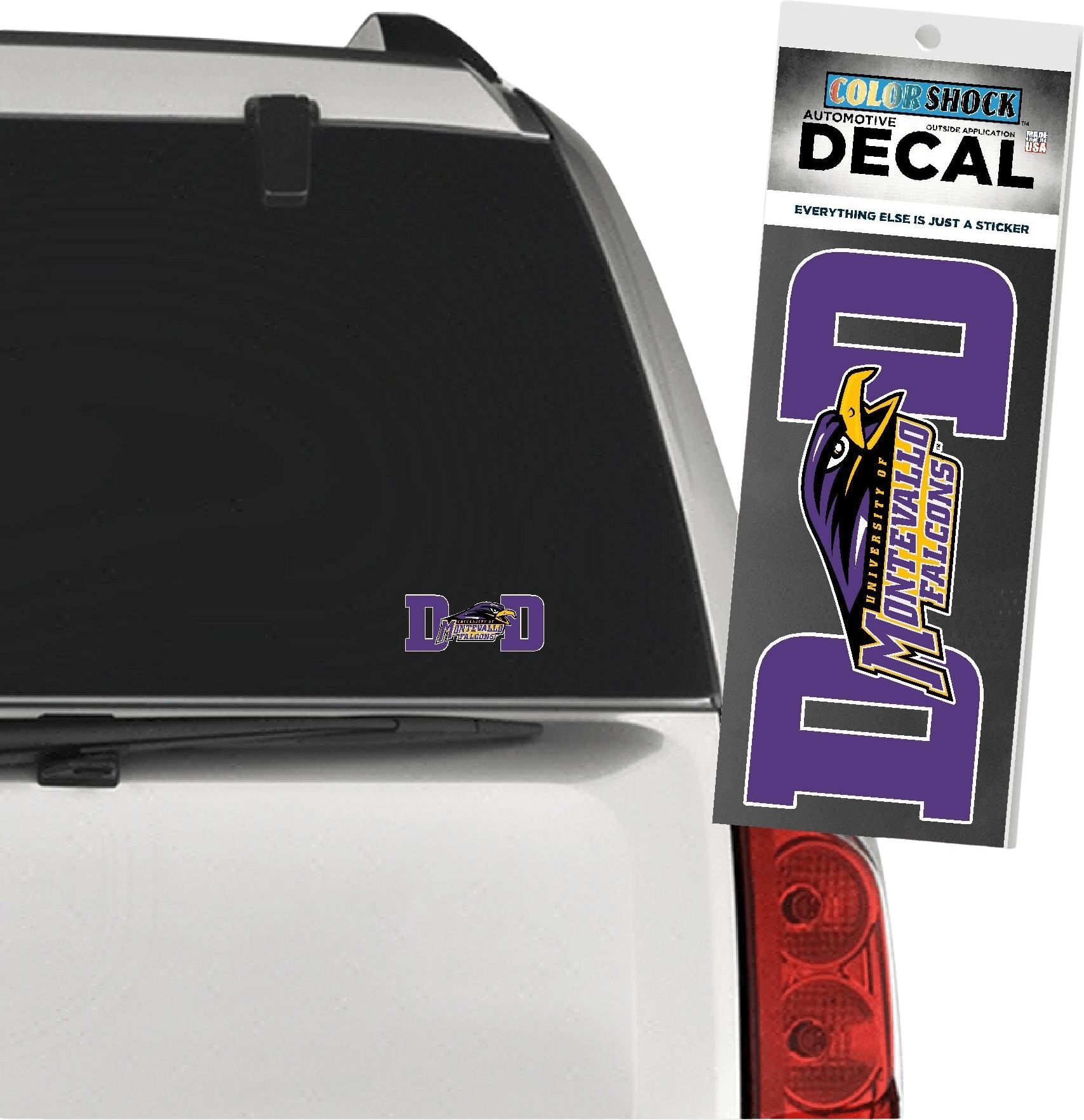 University of Montevallo Falcons Dad Decal