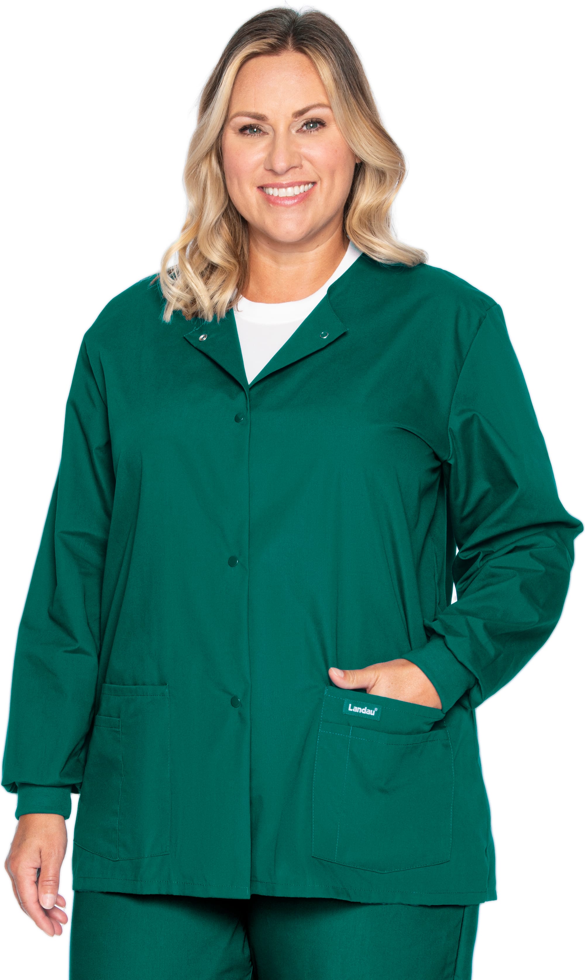 Essentials Women's Warm-Up Jacket Hunter 2X Large