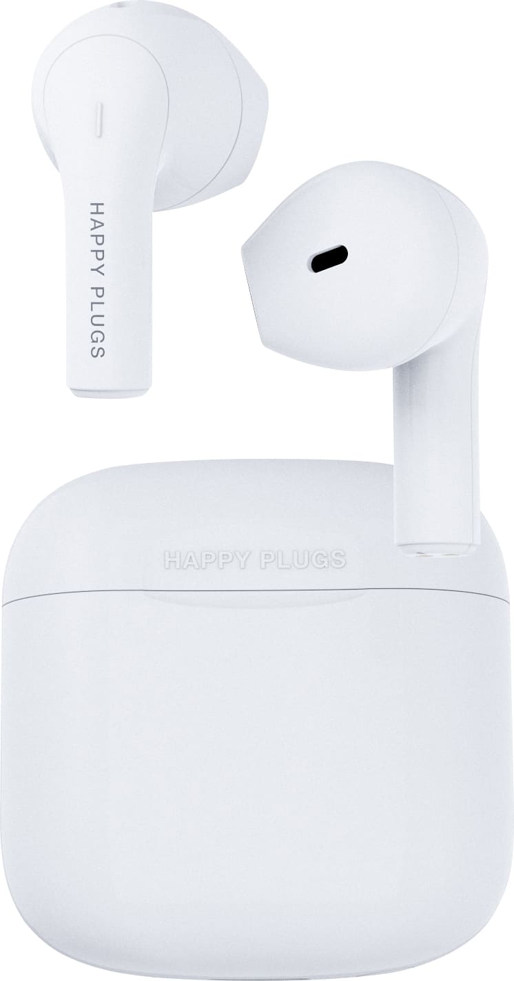 Happy Plugs Joy True Wireless Earbuds, White