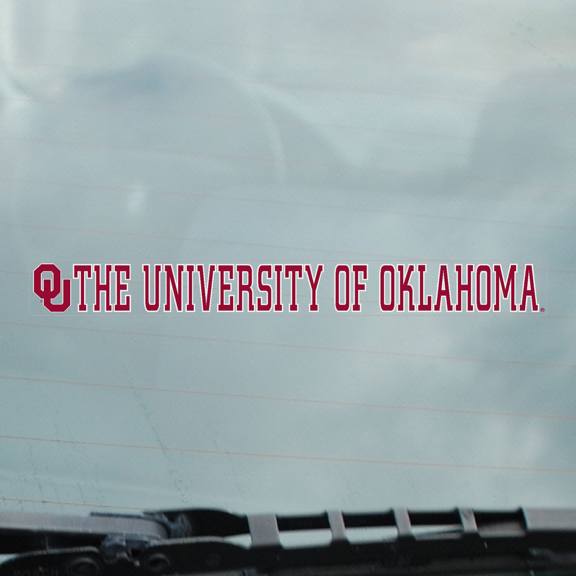 University of Oklahoma Strip Decal