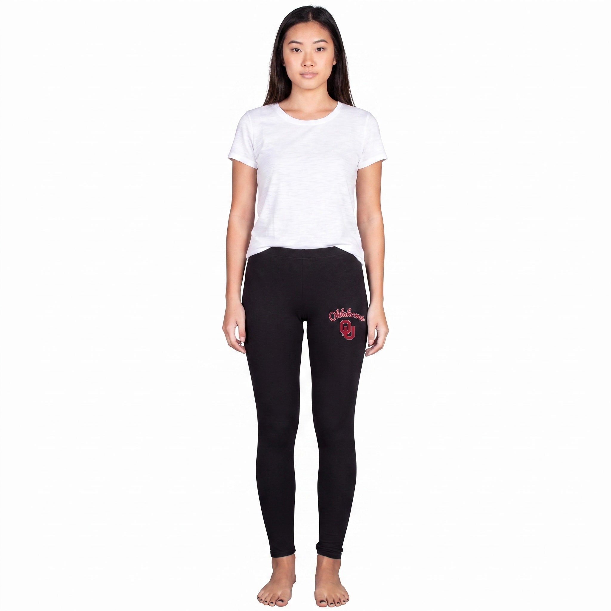 University of Oklahoma Women's Fraction Leggings - ONLINE ONLY