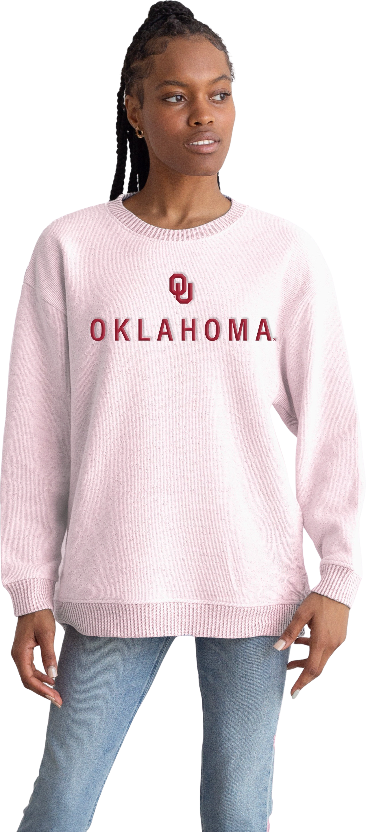 University of Oklahoma Women's Warmup Crewneck Sweatshirt