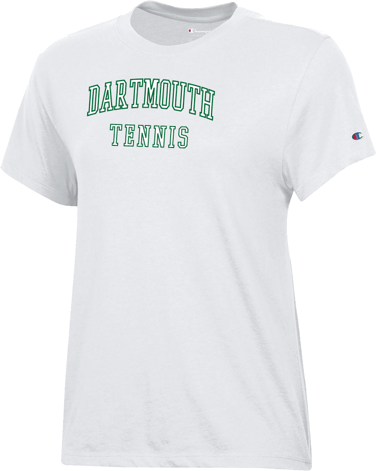 Dartmouth Champion Womens  Core Short Sleeve Tee Tennis - ONLINE ONLY