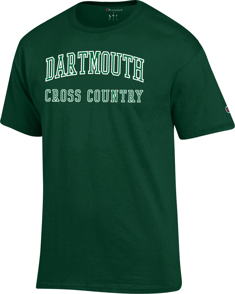 Dartmouth Champion T Shirt Cross Country - ONLINE ONLY