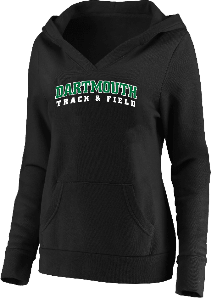 Dartmouth Womens Plus Hoodie Track and Field - Plus - ONLINE ONLY