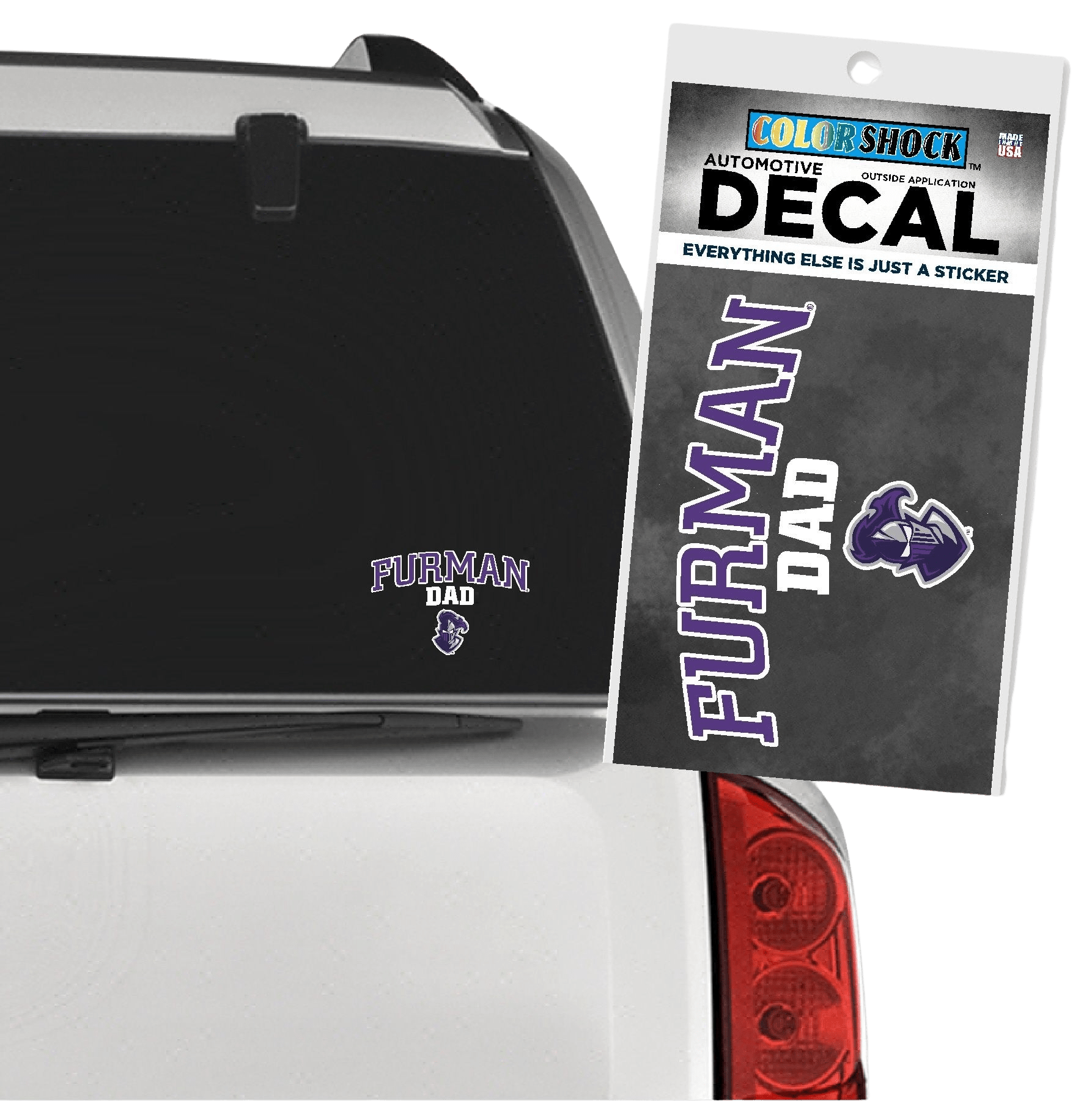 Furman University Dad Decal