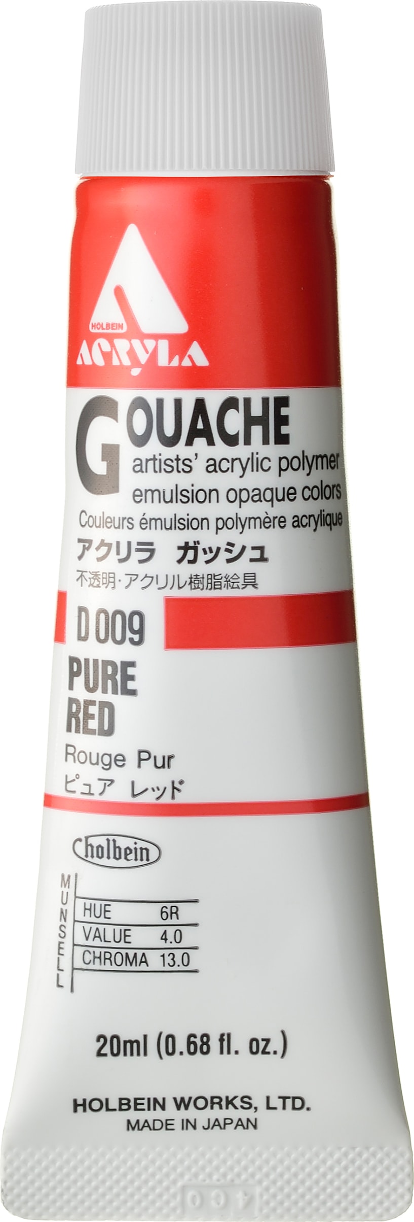 Acryla Designer 20mL Pure Red
