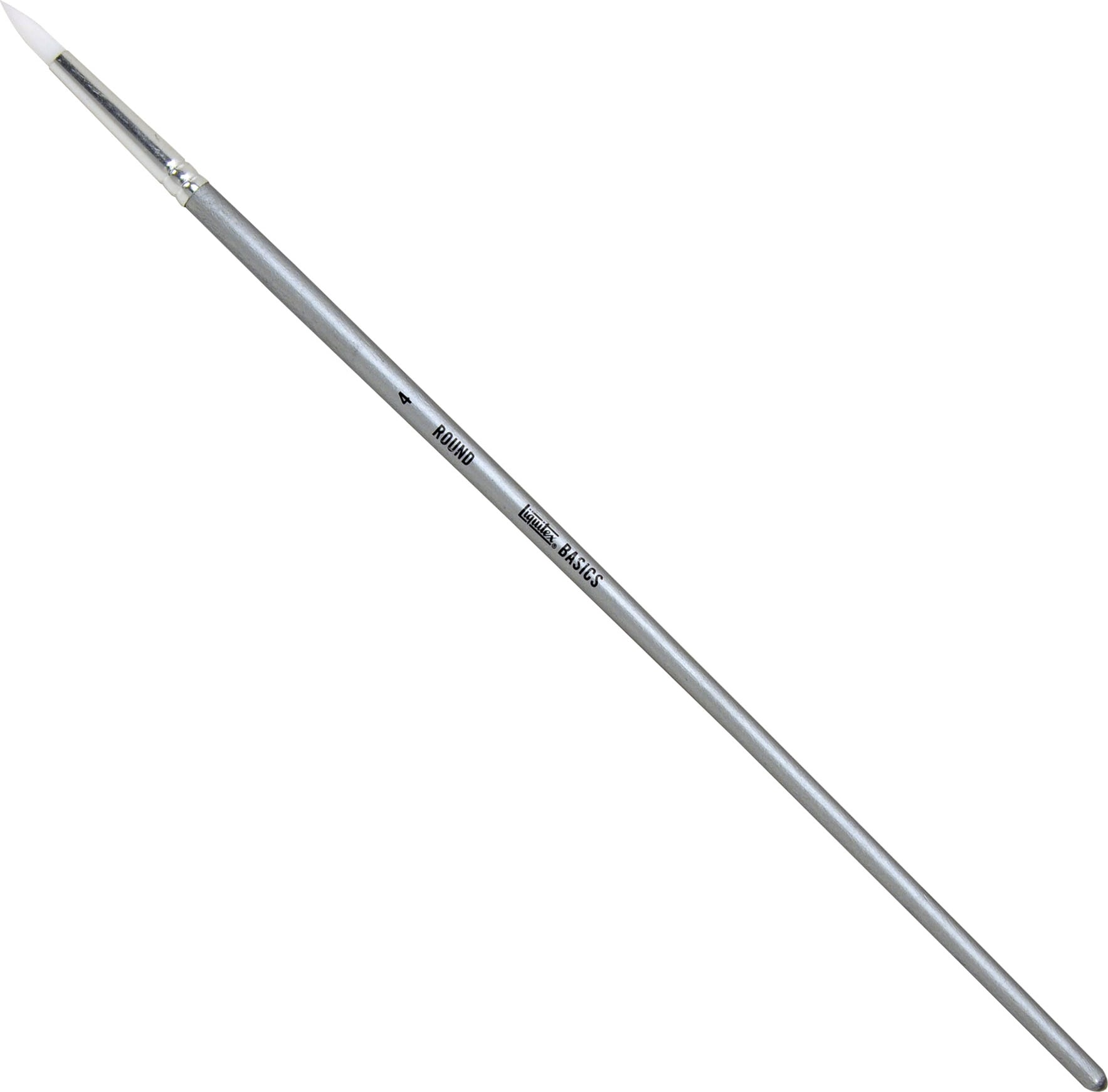 BASICS BRUSH ROUND #4 LONG HANDLE
