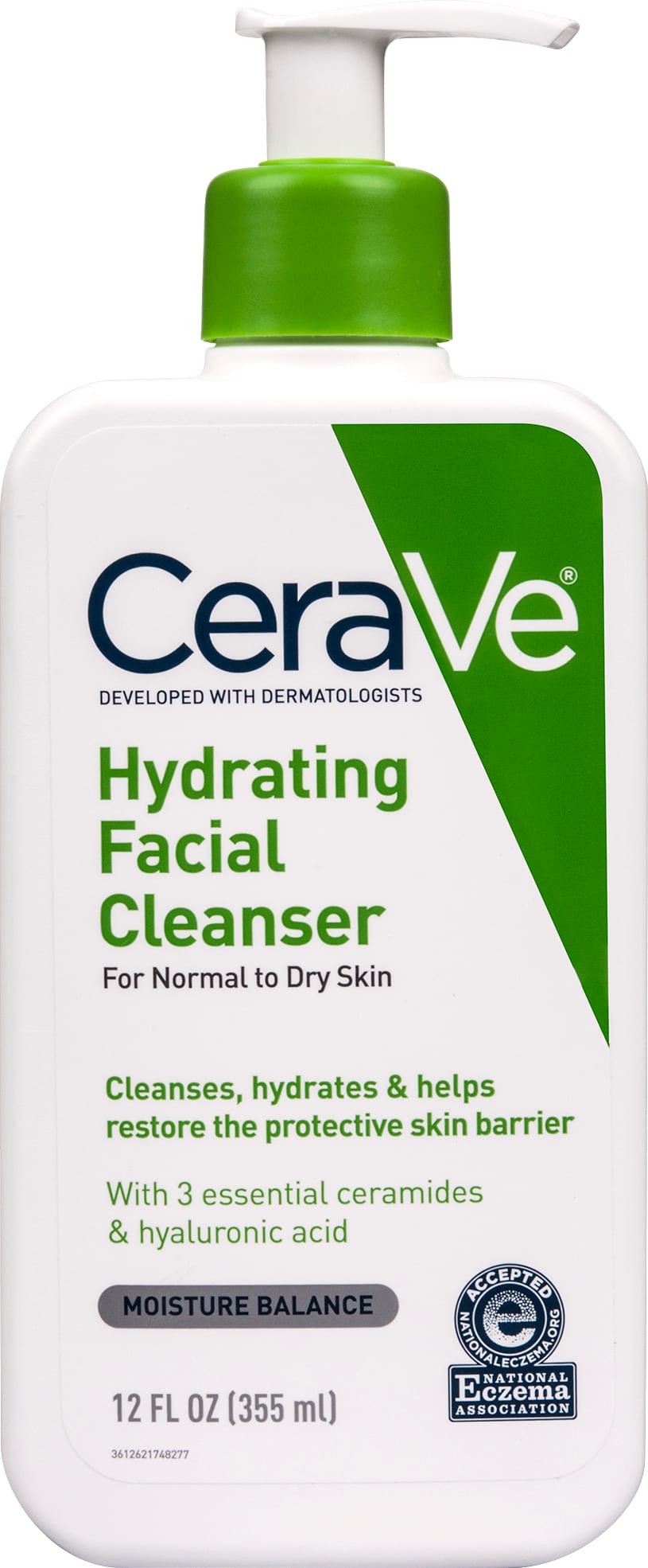 CeraVe Hydrating Facial Cleanser 16oz. - For Normal to Dry Skin