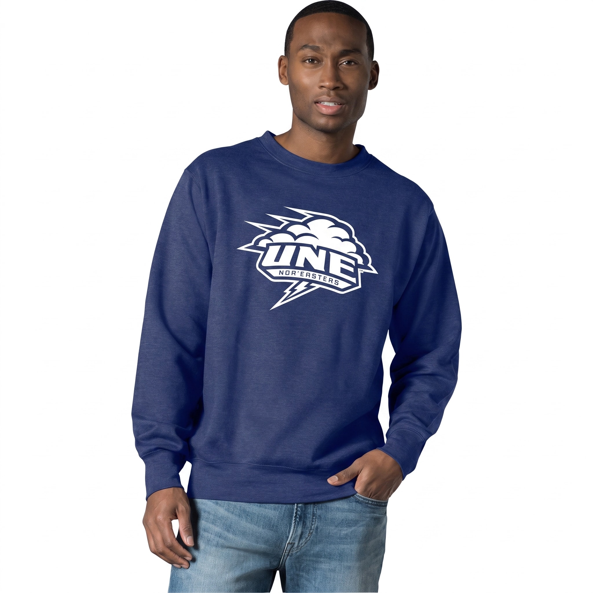 University of New England at Westbrook College Nor'easters Crewneck