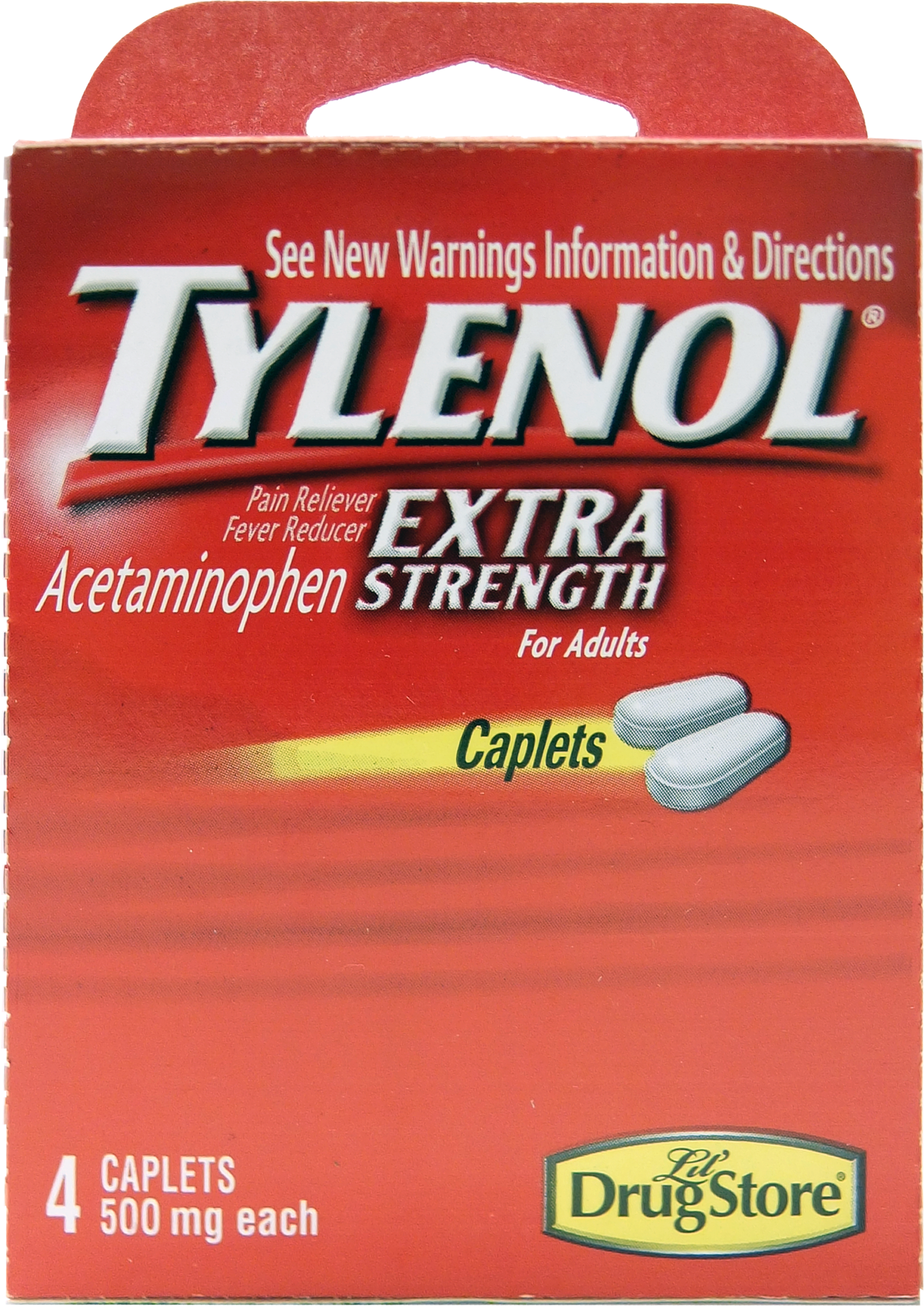 Tylenol 500 mg Pain relief 4ct Caplets