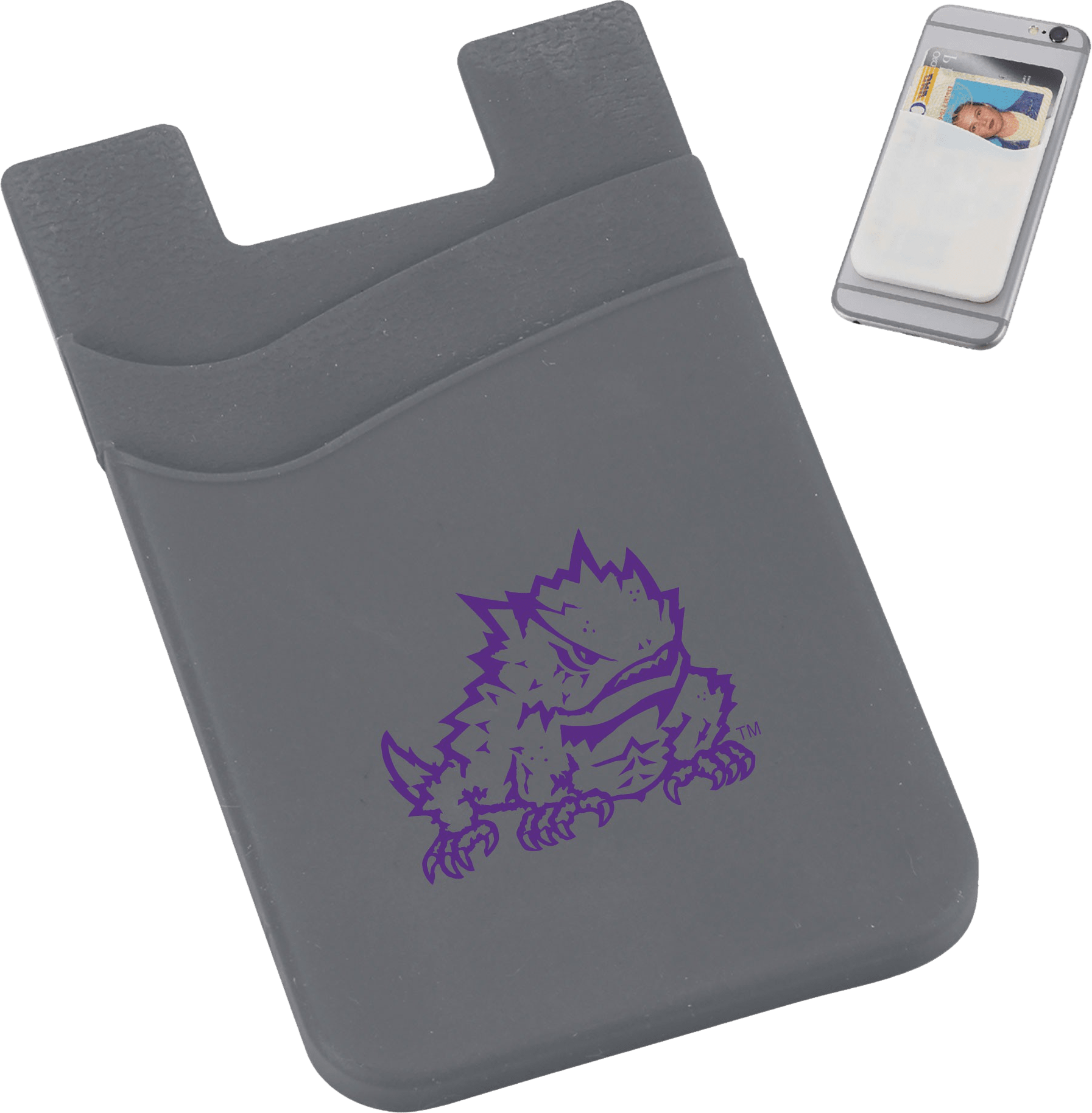 Texas Christian University Horned Frogs Silicone Card Wallet