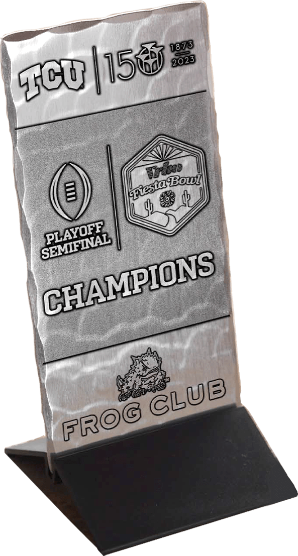 TCU 150th Commemorative Ticket College Football Playoff Fiesta Bowl Champions
