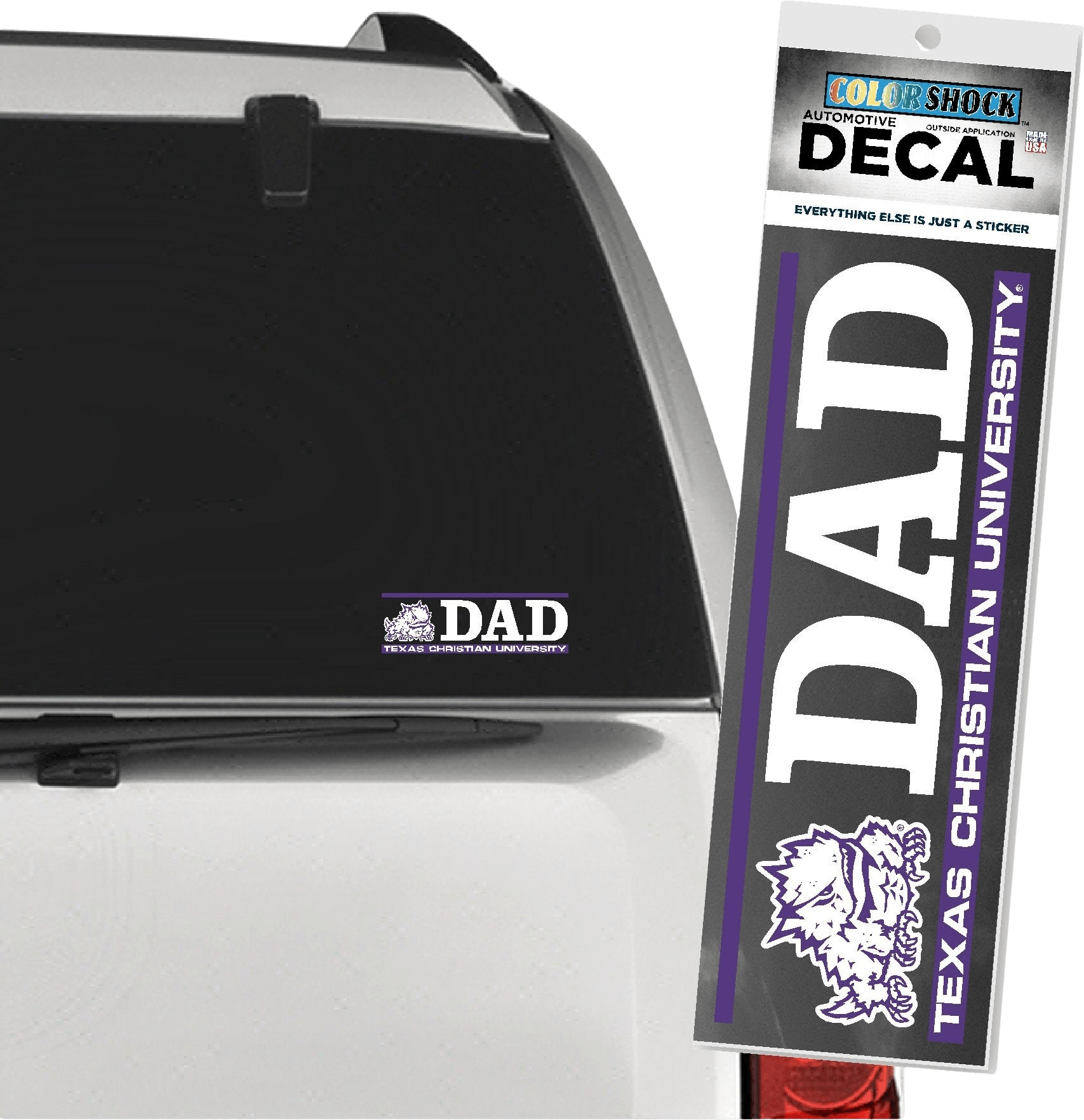 Texas Christian University Dad Decal